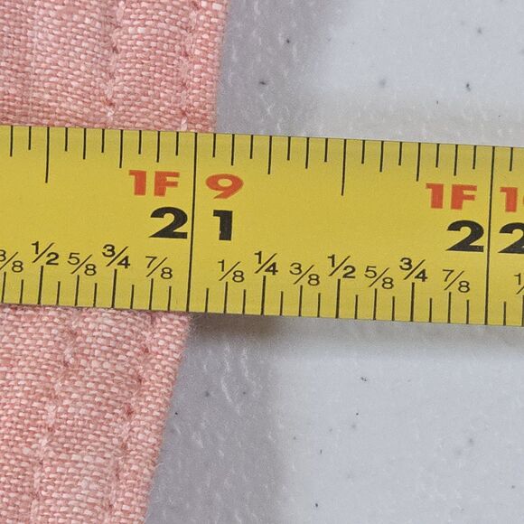 Jones New York Shacket 100% Linen Red Women's SZ S Lightweight Coastal Pockets - Picture 8 of 8